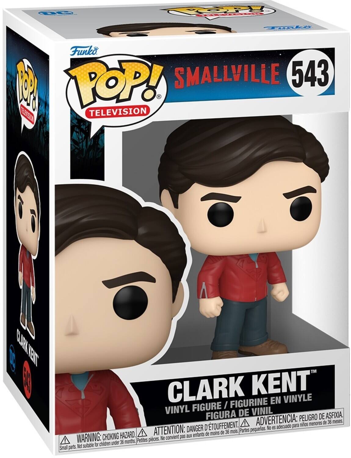 HC OOPY FOERL Togle uts Funko. 0 TOP! SMALLVILLE 543 K TEATSION TELEVISION SLAR KENT FO CLARK KENT FIGURINE EN VINYLE FIGURE I VINYL DE VINIL FIGURA ADVERTENCIA: PELIGRO DE ASFIXIA menores de 36 meses. D'TOUFFEMENT. adecuado para nios ATTENTION: DANGER pequeas. No S de 36 mois. Partes HAZARD. enfants de moins WARNING: CHOKING convient pas aux Petites pieces. Ne for children under 36 months, Small parts Not suitable