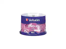 Verbatim - Life Series 4.7GB 16X DVD+R 50 Packs Spindle Media Model 97174 - Matte Silver