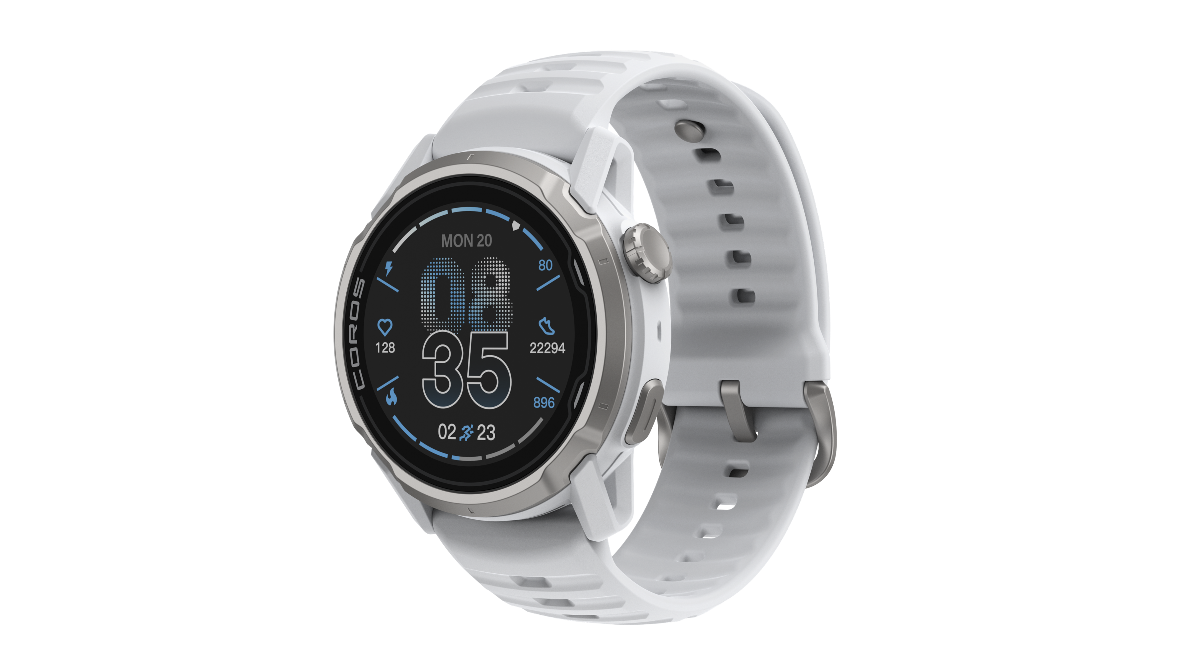 COROS - APEX 4 46mm GPS Watch - White - White - (2025)