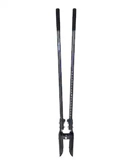 VEVOR - Post Hole Digger, Heavy Duty Post Hole Digger with Carbon Steel Handle, Manual Hole Digger with Scale Markings - Black