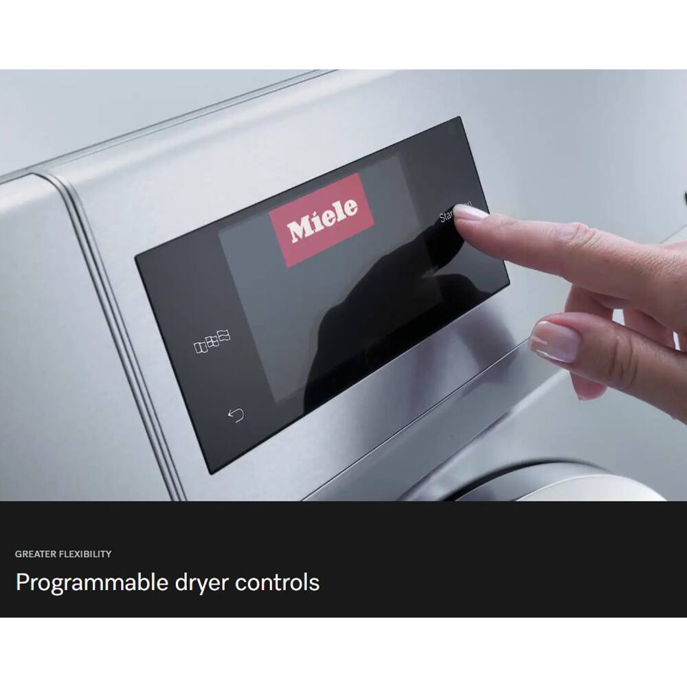 Miele, Greater Flexibility, Programmable dryer controls
