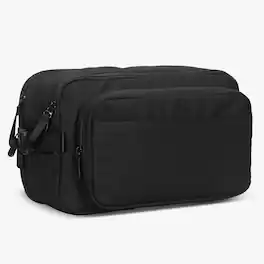 Hynes Eagle - Travel Essentials Toiletry Bag - Jet Black