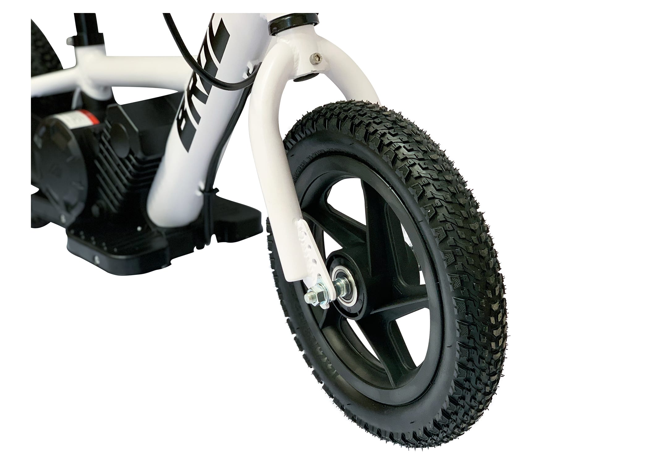 Alt View 12. Best Rideon Cars - E-Bike 12 Inch White - White.