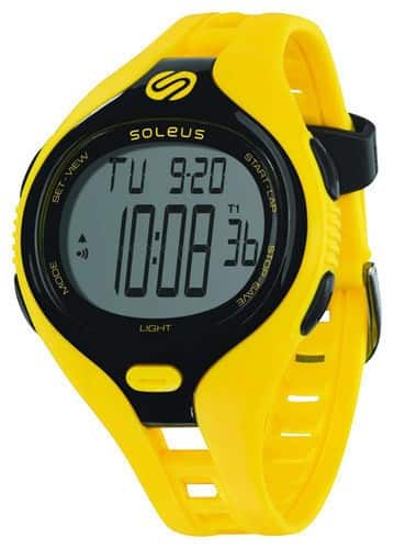 Front. Soleus - Dash Quartz Wristwatch - Yellow.