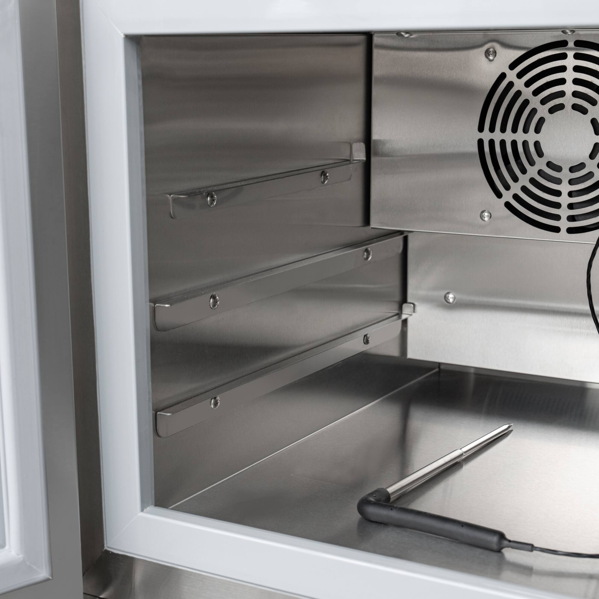 Alt View 7. Koolmore - 25 in. 3-Pan Commercial Countertop Blast Chiller 15 lbs Rapid Chill / 8.8 lbs Rapid Freeze with ETL - Brushed Stainless-steel.