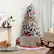 Alt View 11. Costway - Wooden Tree Collar Box Farmhouse Christmas Tree Skirt Cover 30.5 x 22.5 in Grey - Grey.