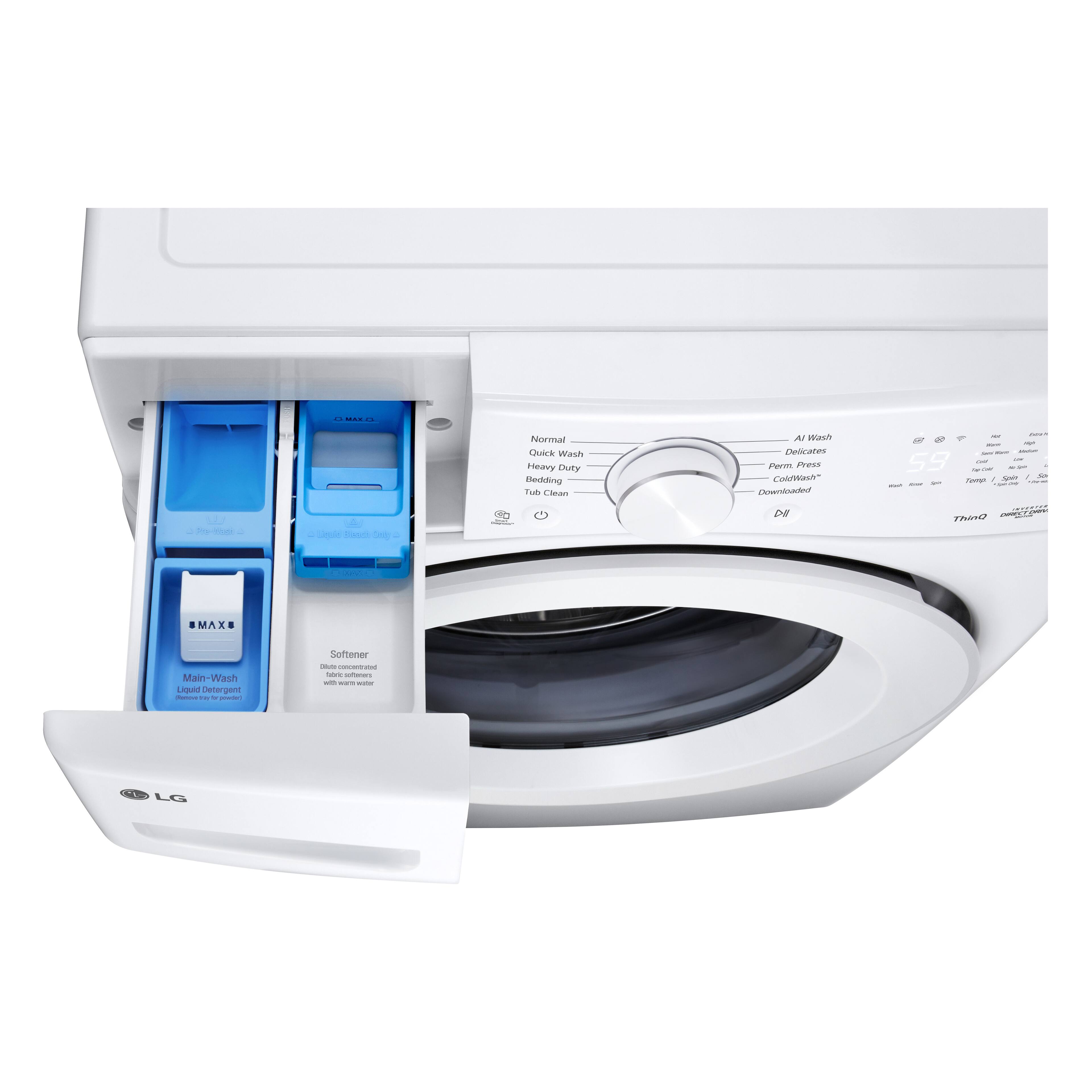 L MAR LL Normal Quick Wash Heavy Duty Bedding Tub Clean Al Wash Delicates Perm. Press ColdWash Downloaded Pu A shan -  Sar - ANTum - 5S cwar - - cuar - man Spair / N Tenrg / C - S -  mau Pirs-rndt Srte SiAsl Ony :  DII U ... .- AR NCI  Thing i MAX x Main-Wash Liquid Detergent Remove tray for powder Softener Dilute concentrated fabric softeners with warm water LG