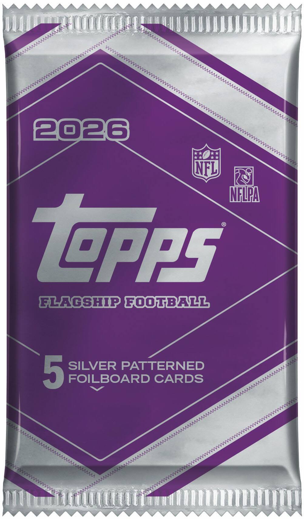 2026 NFL NFLPA Topps Flagship Football  
5 Silver Patterned Foilboard Cards