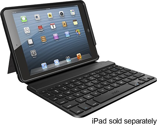  ZAGGkeys - MINI 7 Folio Keyboard Case for Apple® iPad® mini - Black