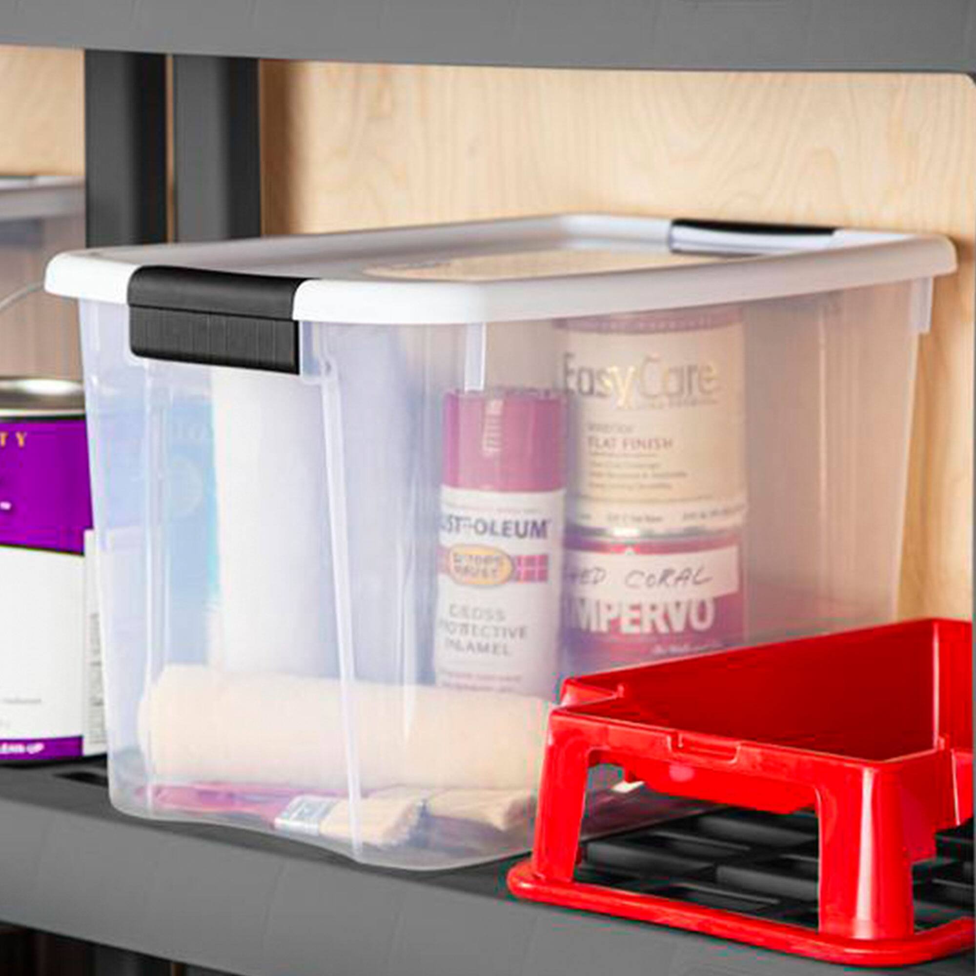 Easy Care  
FLAT FINISH  
STF-OLEUM  
CREDITIVE  
ENAMEL  
RED CORAL  
IMPERVO