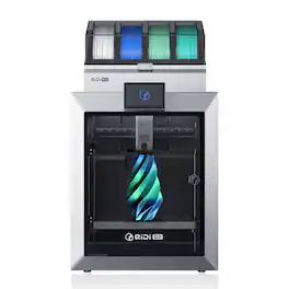 QIDI - Q2 Combo Enclosed CoreXY FDM 3D Printer with Box Multi-Color System, Heated Chamber, 600mm/s, 270x270x256mm - Gray