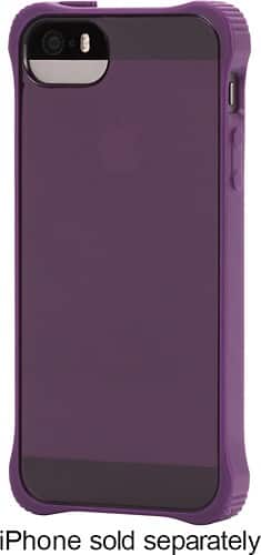 Front Standard. Griffin Technology - Survivor Case for Apple® iPhone® 5 and 5s - Purple.
