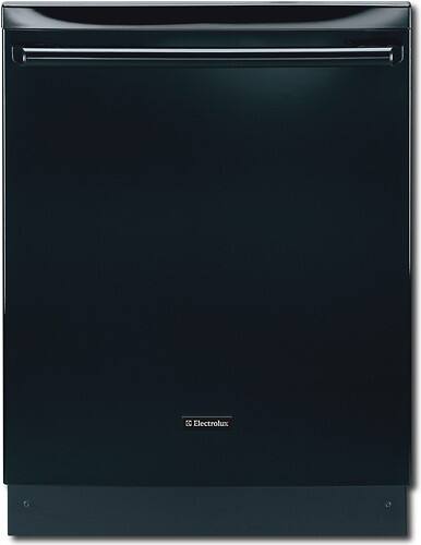 Front Standard. Electrolux - 24" Tall Tub Built-In Dishwasher - Black.