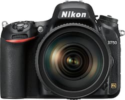 Nikon - D750 DSLR Camera with AF-S NIKKOR 24-120mm f/4G ED VR Lens - Black - Front_Zoom