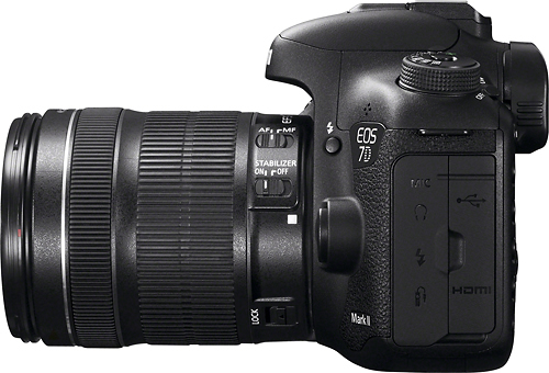 tunnel Per ongeluk Protestant Best Buy: Canon EOS 7D Mark II DSLR Camera with EF-S 18-135mm IS STM Lens  Black 9128B016