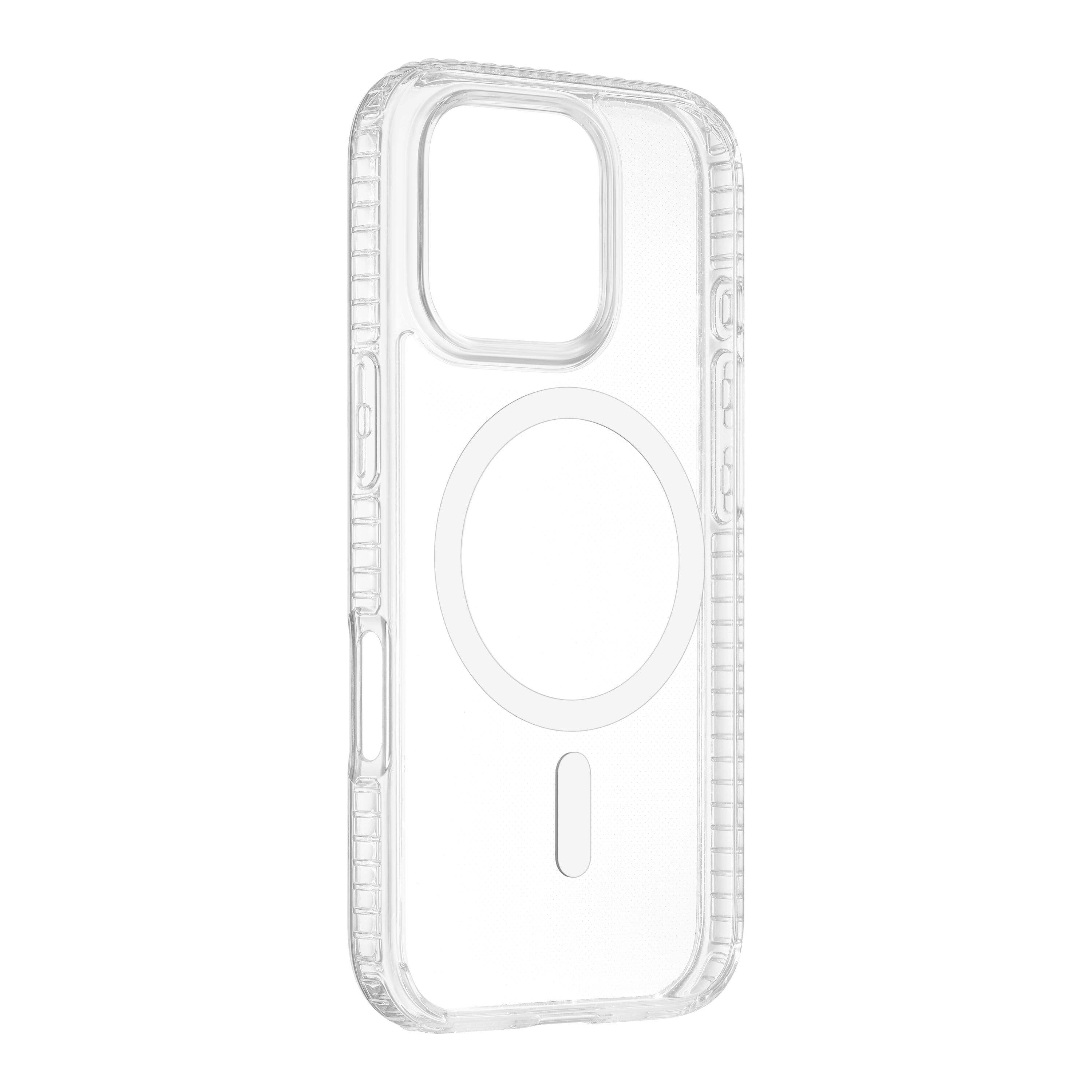 Alt View 19. Insignia™ - Hard-Shell Case with MagSafe for iPhone 16 Pro - Clear.
