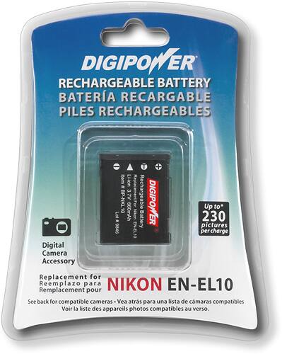 Best Buy: Digipower NKL10 Rechargeable Lithium-Ion Battery BP-NKL10