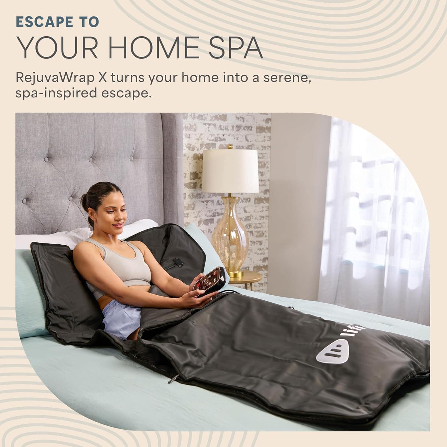 LifePro RejuvaWrap Infrared Sauna Blanket – Portable Far Infrared