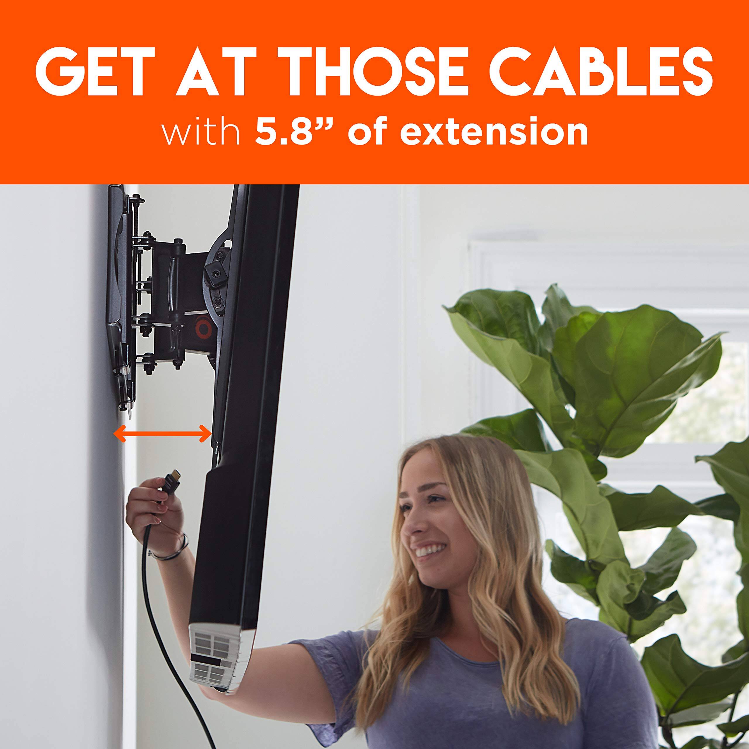 GET AT THOSE CABLES with 5.8" of extension