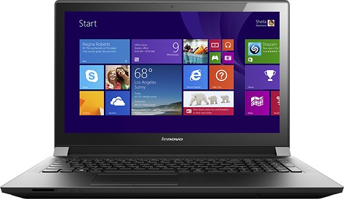  Lenovo - Geek Squad Certified Refurbished 15.6&quot; Touch-Screen Laptop - Intel Pentium - 4GB Memory - 500GB HDD - Black