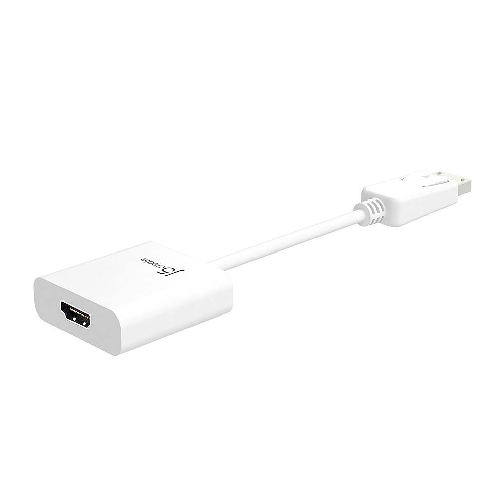 Alt View 1. j5create - DisplayPort to HDMI Adapter - White.