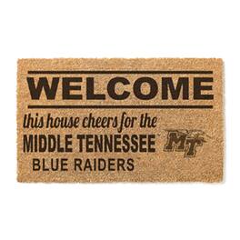 Jardine - MTSU Blue Raiders 18" x 30" Welcome Doormat - Brown