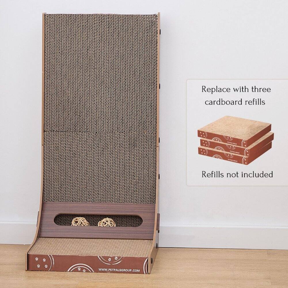 Replace with three cardboard refills  
Refills not included  
WWW.PETPALSGROUP.COM