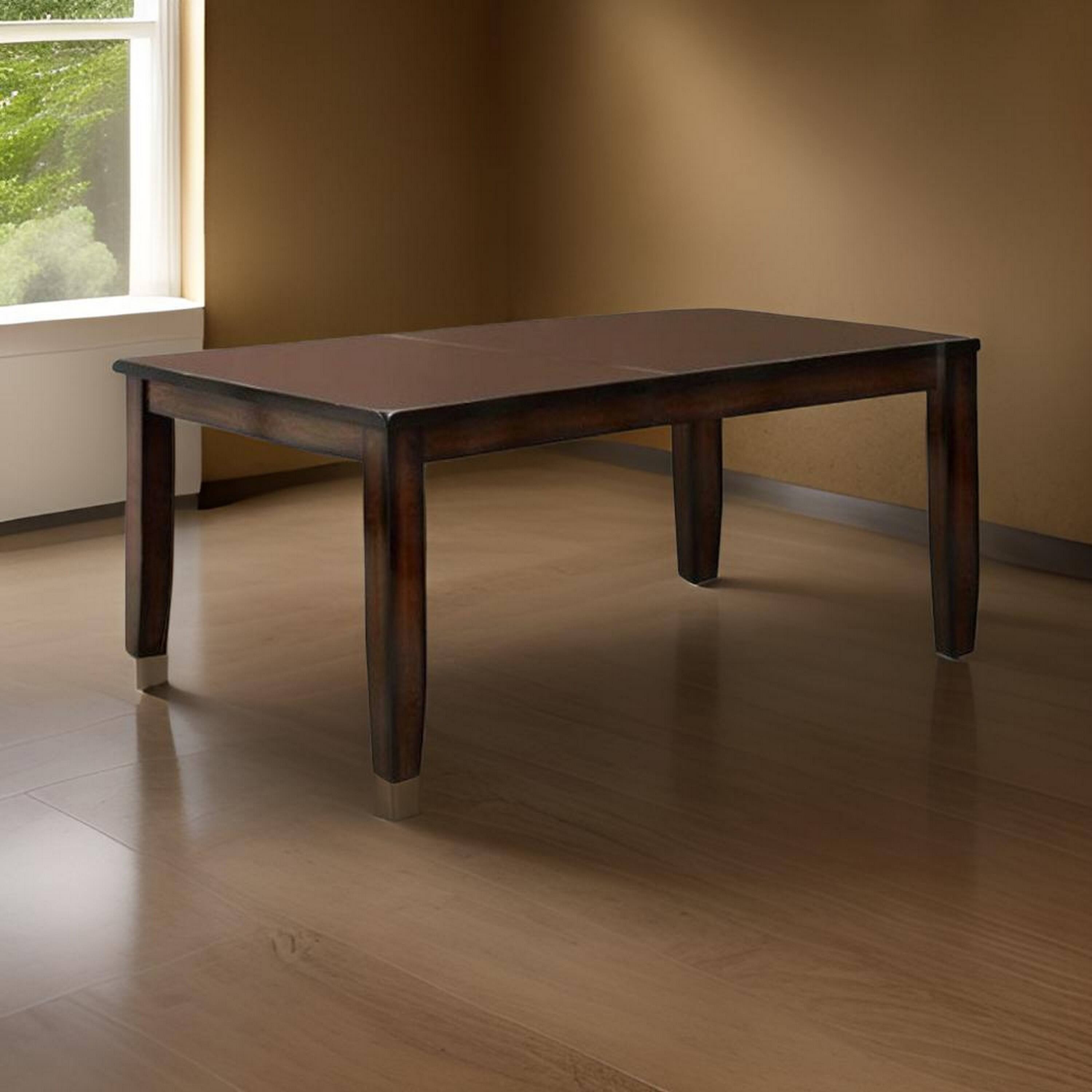 Alt View 5. Manhattan Lane - Dickinson I Transitional Style Dining Table, Dark Cherry Finish - Dark Cherry Finish.