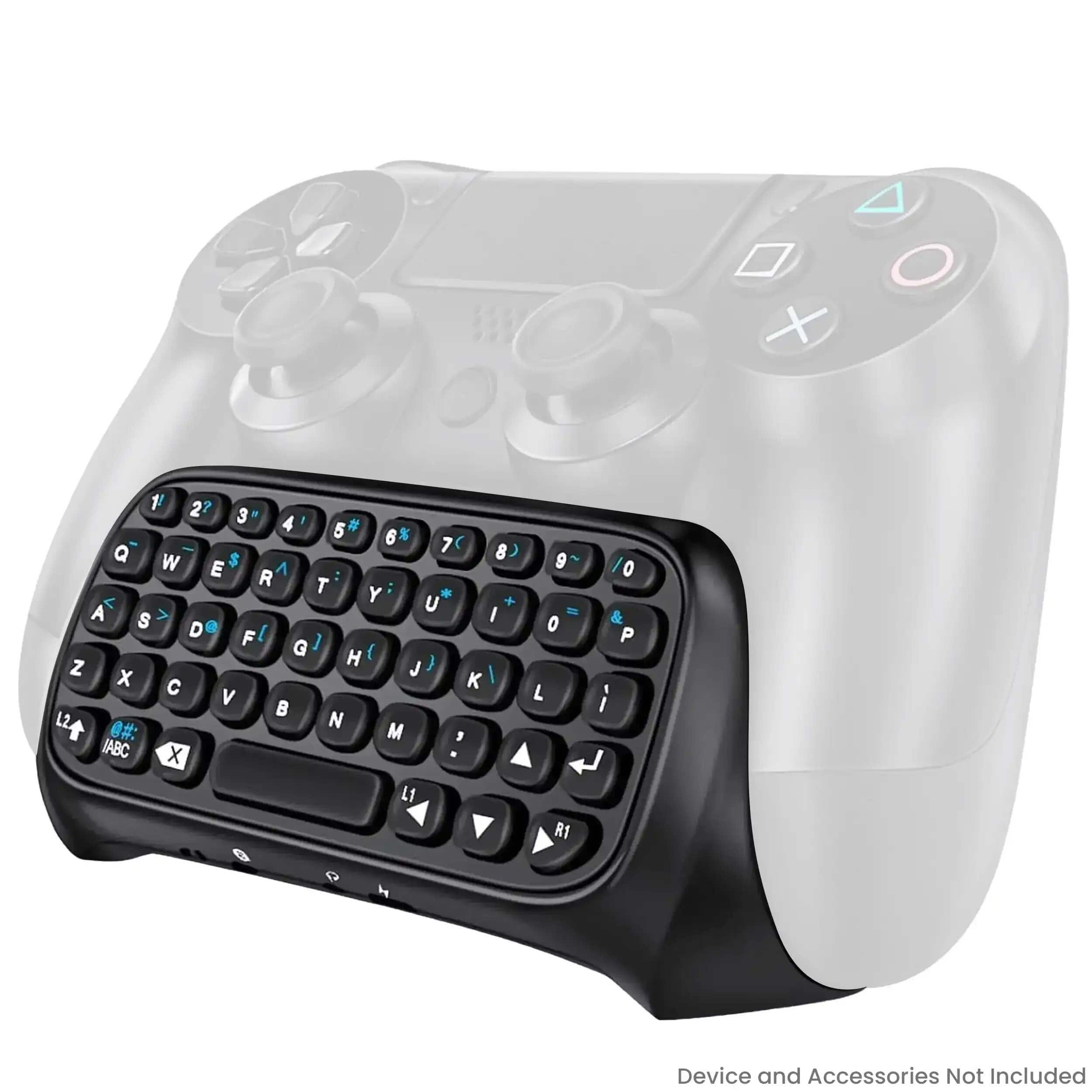 Dobe - Wireless Controller Keyboard For PlayStation 4 / Slim / Pro (PS4) - Black