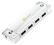Angle. j5create - Harmonica 4-Port USB 3.0 Hub - White.