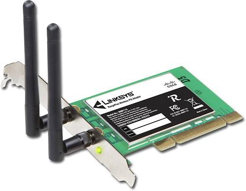 Angle Standard. Linksys - RangePlus Enhanced Wireless-G Desktop Card.