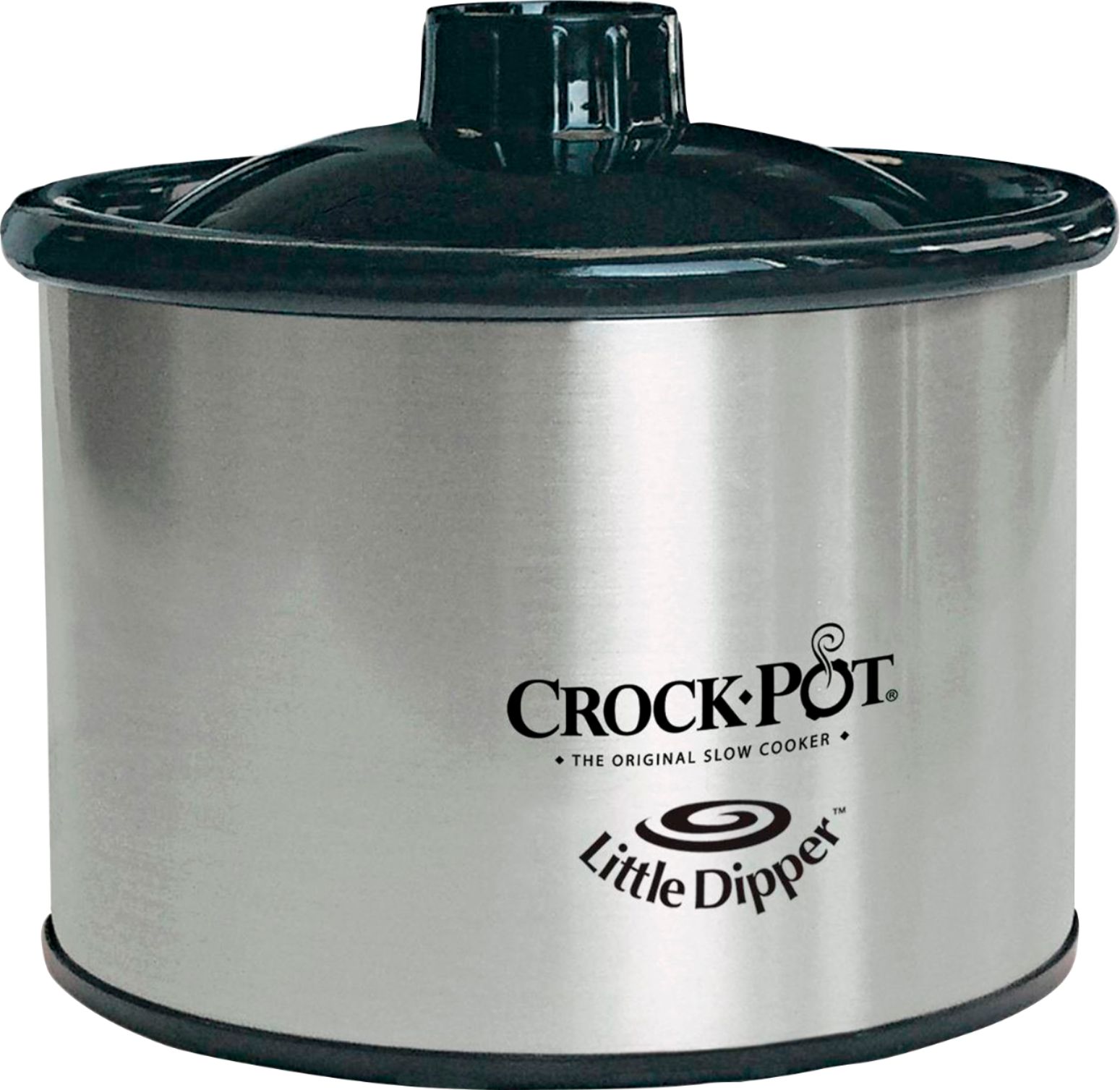 Crock-Pot 16-Ounce Little Triple Dipper Slow Cooker, Silver and