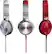 Alt View Standard 3. Sony - X-Series Over-the-Ear Headphones - Red/Black.