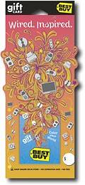 Front Large. Best Buy GC - $20 Wired Inspired Gift Card.