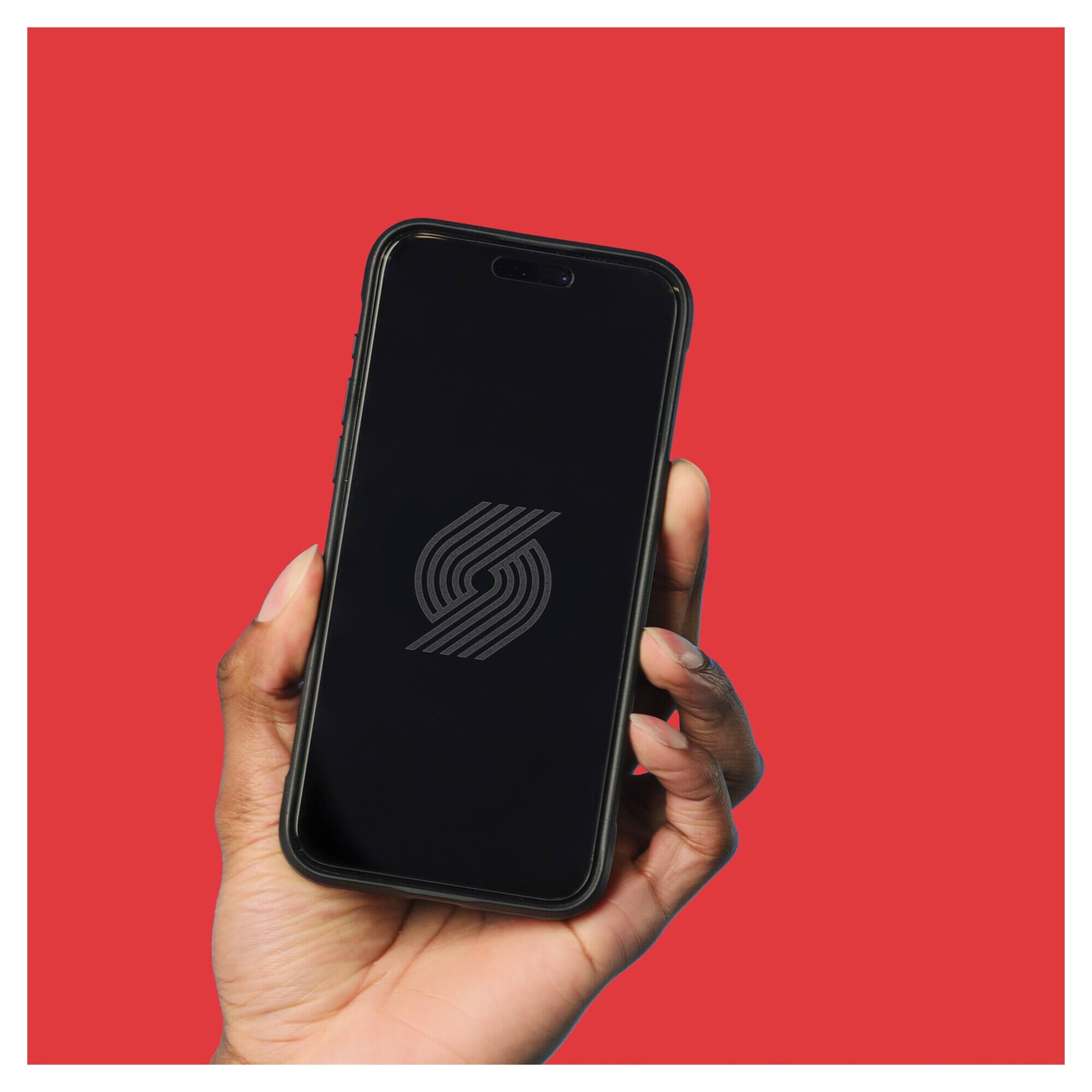 Alt View 3. Screen Skinz - Portland Trail Blazers iPhone Clear Screen Protector - 17 Air - Multicolor.