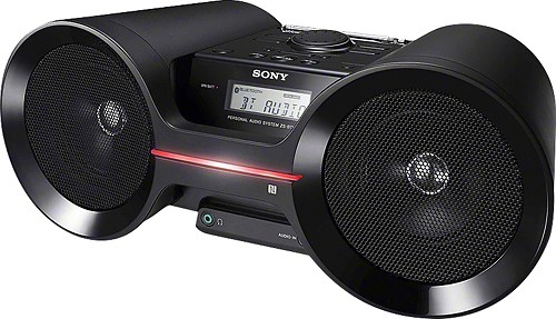  Sony - Wireless Bluetooth Boombox with AM/FM Radio