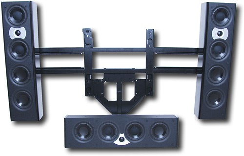 Left/Right-Channel Speaker  Adapter for Select Chief Wall Mounts - Black