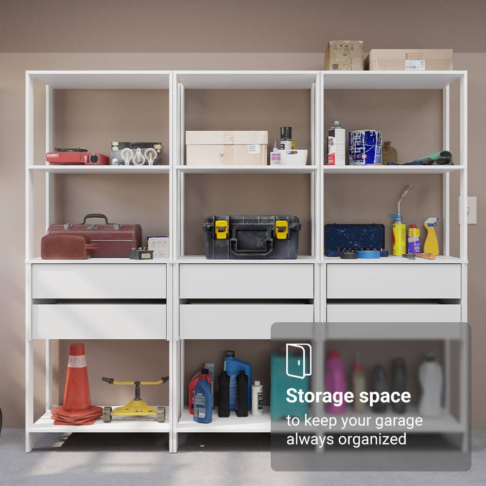 A storage space to keep your garage always organized.