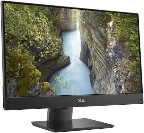 Front. Dell - Dell Optiplex 7490 AIO i5-10400T 16GB 512GB SSD Windows 11 Pro 23.8" - Black.