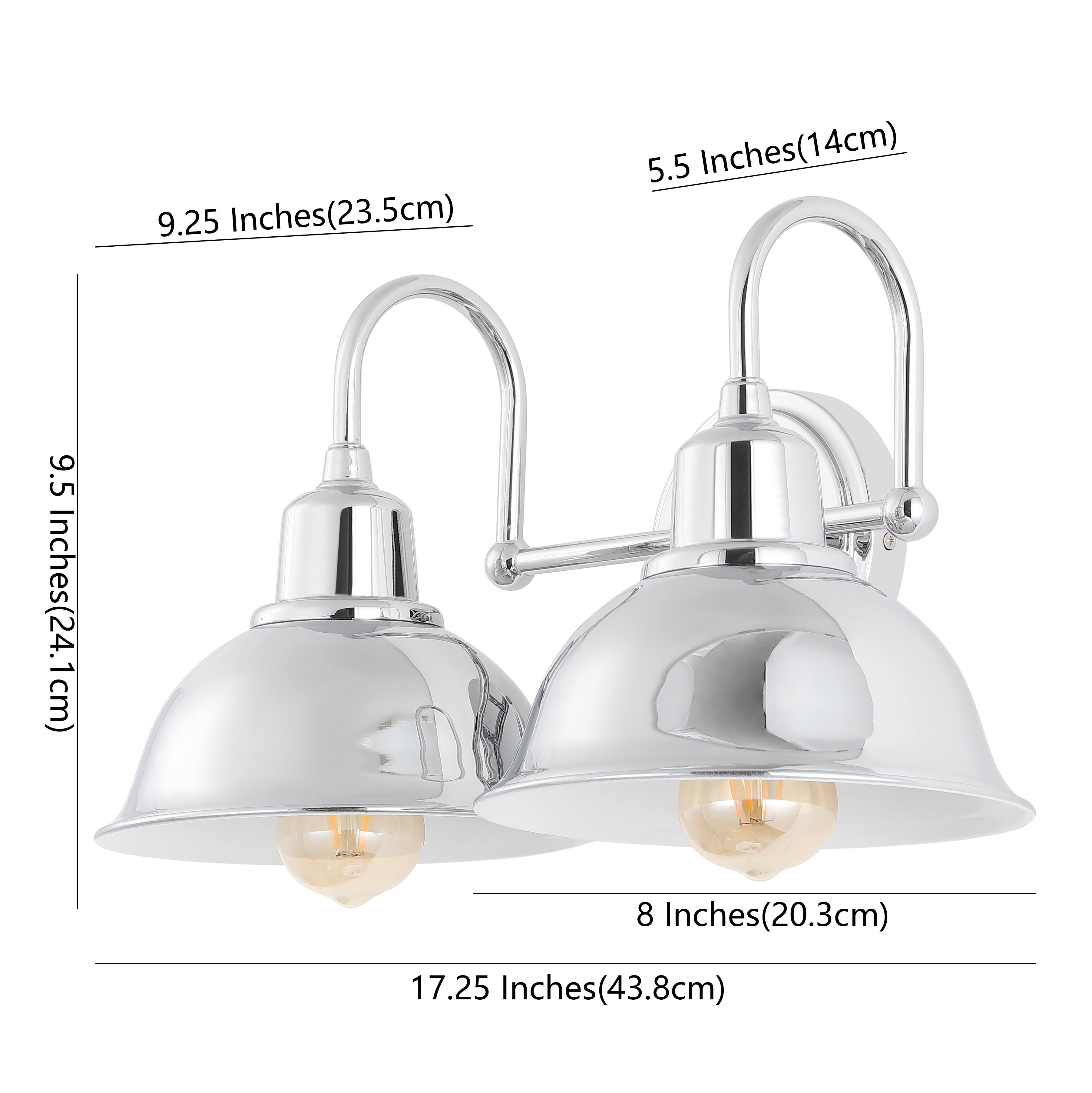 9.25 Inches (23.5cm)  
5.5 Inches (14cm)  
9.5 Inches (24.1cm)  
8 Inches (20.3cm)  
17.25 Inches (43.8cm)