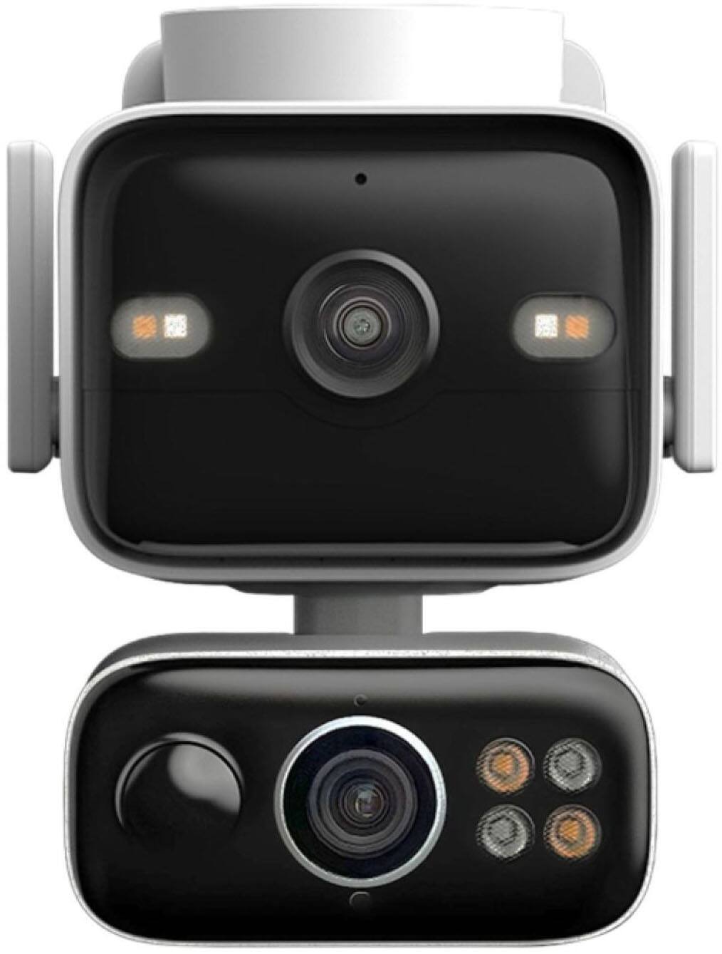 Alt View 11. TP-Link - Tapo Wireless Smart Dual-Camera Security, Pan-Tilt, 360° Viewing, 4K Clarity Video, Solar Charged - No Monthly Fee - White.