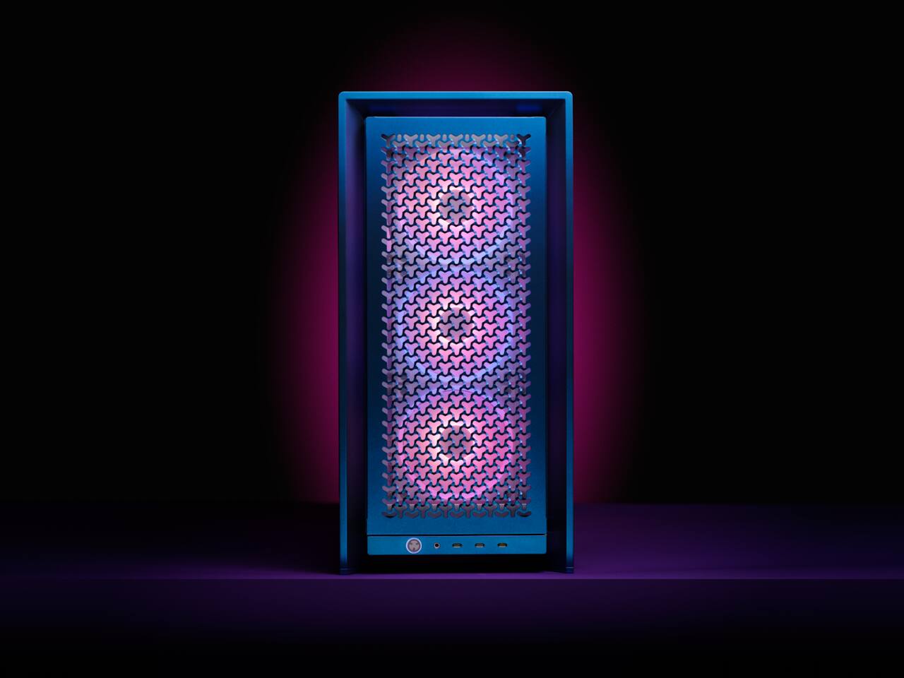 Alt View 4. CORSAIR - CORSAIR FRAME 4000D Modular Mid-Tower PC Case - Vault Series, InfiniRail Fans, 360mm Radiator Support - Black.