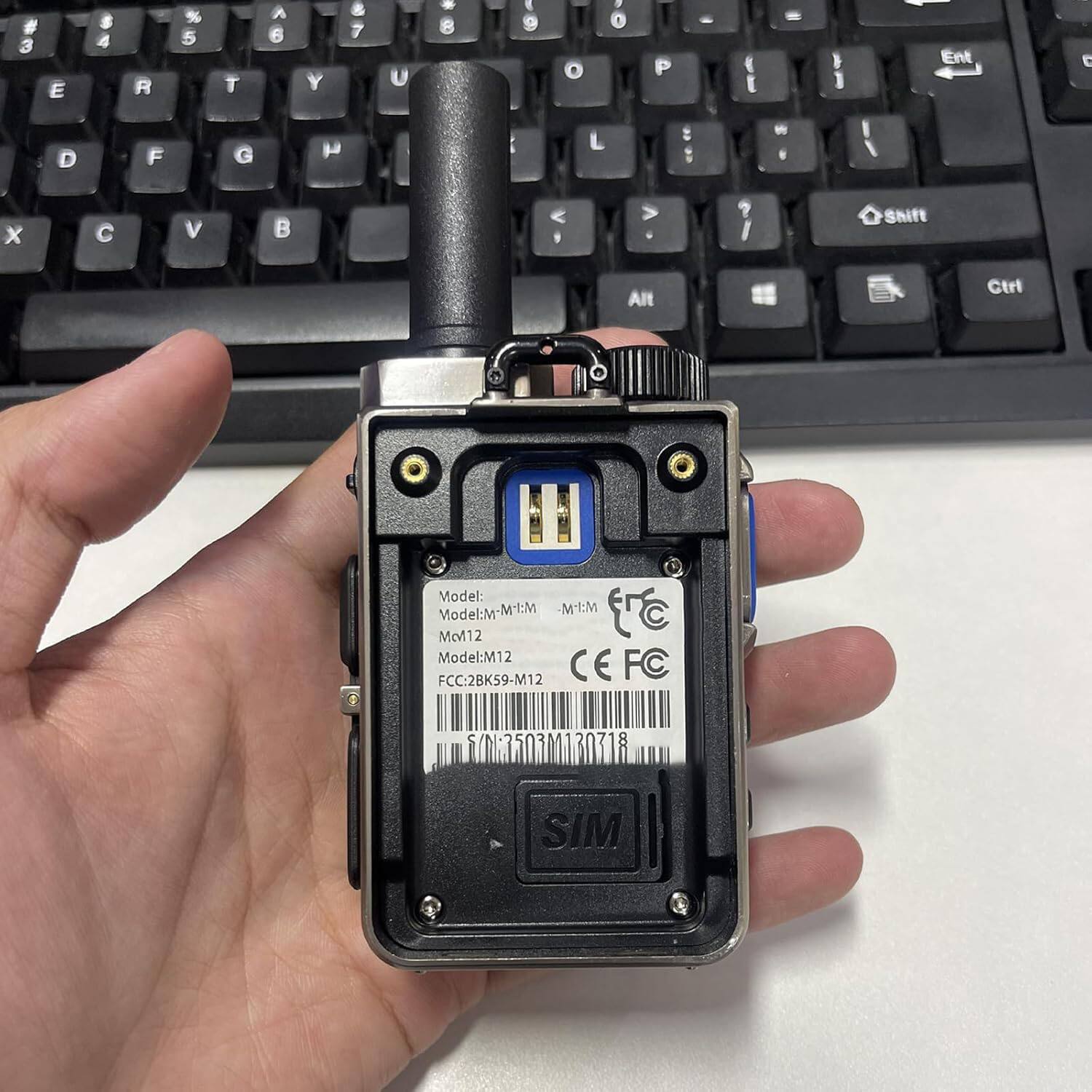 # 3 E $ 4 R % 5 T A 6 Y & 7 U - 8 E 9 D E P -  E 1 1 Ent  D F G 4 i L  :   x  V  < I Shift Alt Ctrl Model: M-M-L:M Model:M M M-:M -M:M trc Mo12 Model:M12 FCC:2BK59-M12 CE FC S/N:3503M130718 SIM