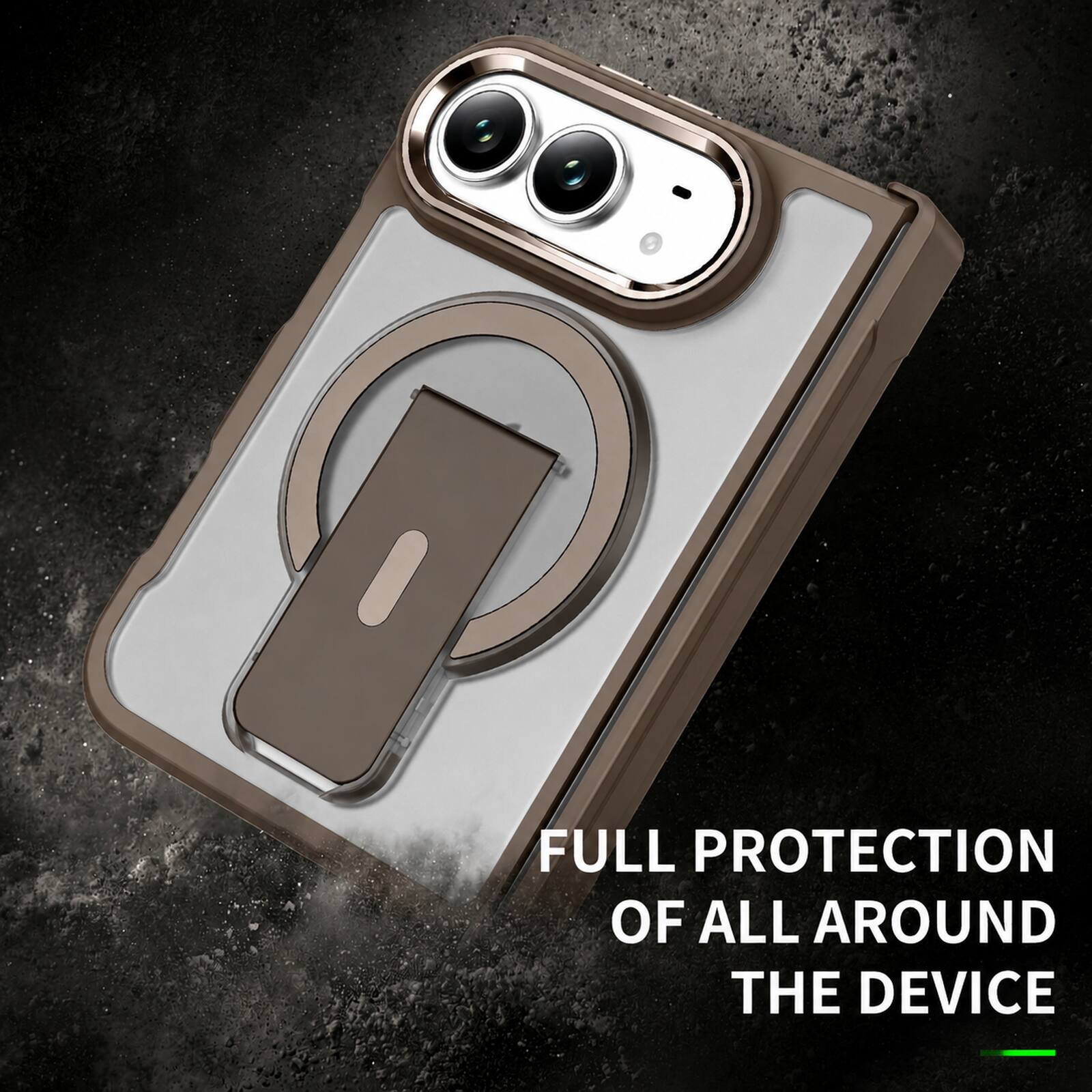 Dteck For iPhone Duo Rugged Magnetic Case Compatible with Magsafe ...