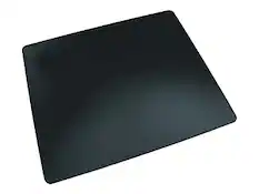 Front. Artistic - Rhinolin II Anti-Slip PVC Desk Pad, 20" x 36", Matte Black - Matte Black.