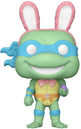 Funko - POP!: Teenage Mutant Ninja Turtles Easter -Leonardo with Easter Egg (TMNT) - COLLECTIBLES - Multicolor