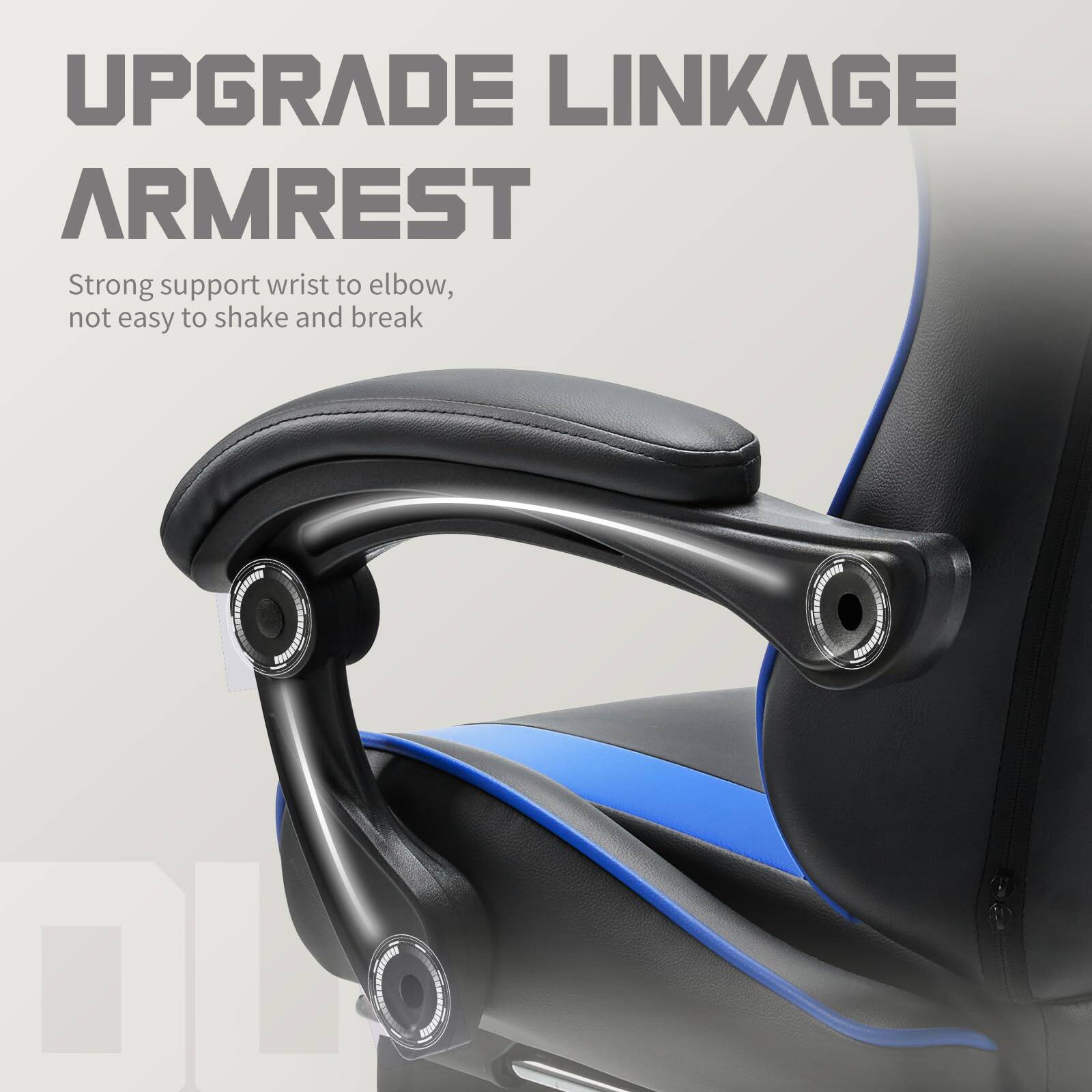 UPGRADE LINKAGE ARMREST

Strong support wrist to elbow, not easy to shake and break