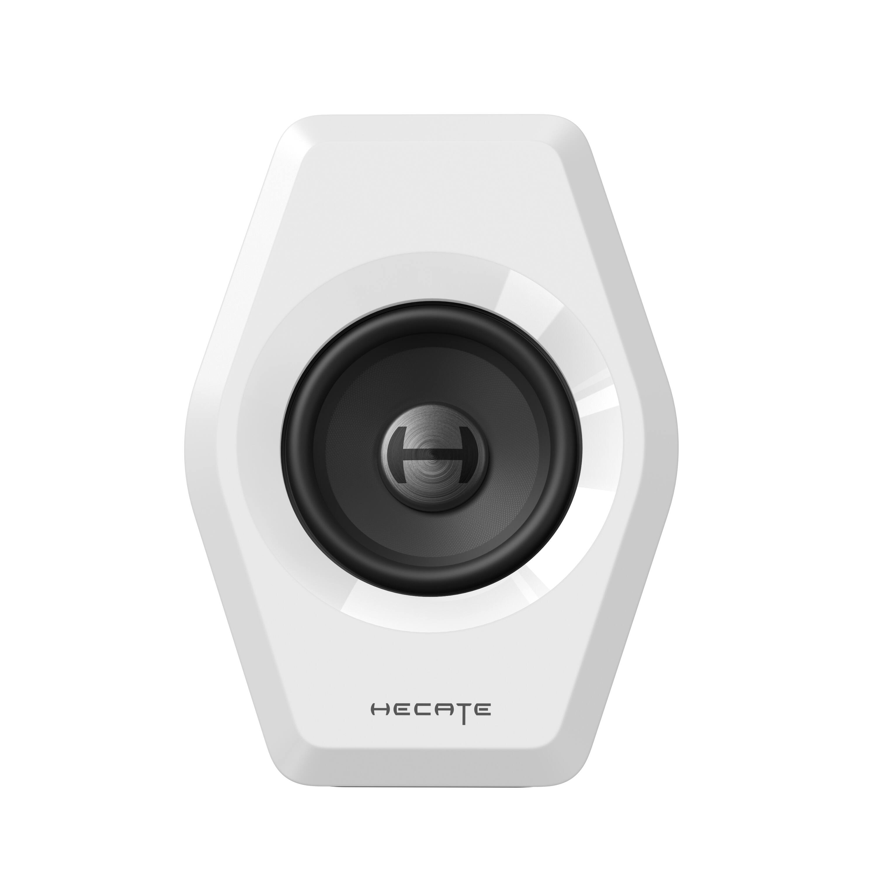 Alt View 7. Edifier - G2000 Pro 2.0 Bluetooth Gaming Speakers with RGB Lighting (2-Piece) - White.