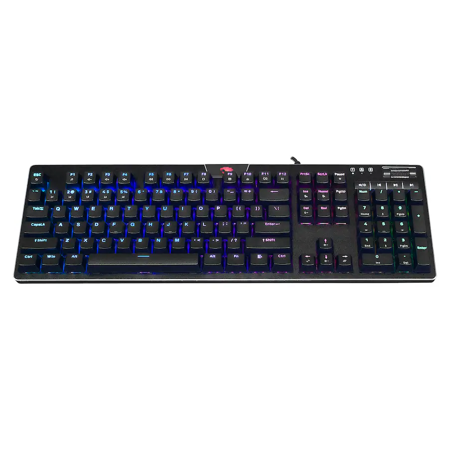 iBUYPOWER MEK 4 Full size Wired RGB Mechanical Tactile Brown Switch ...