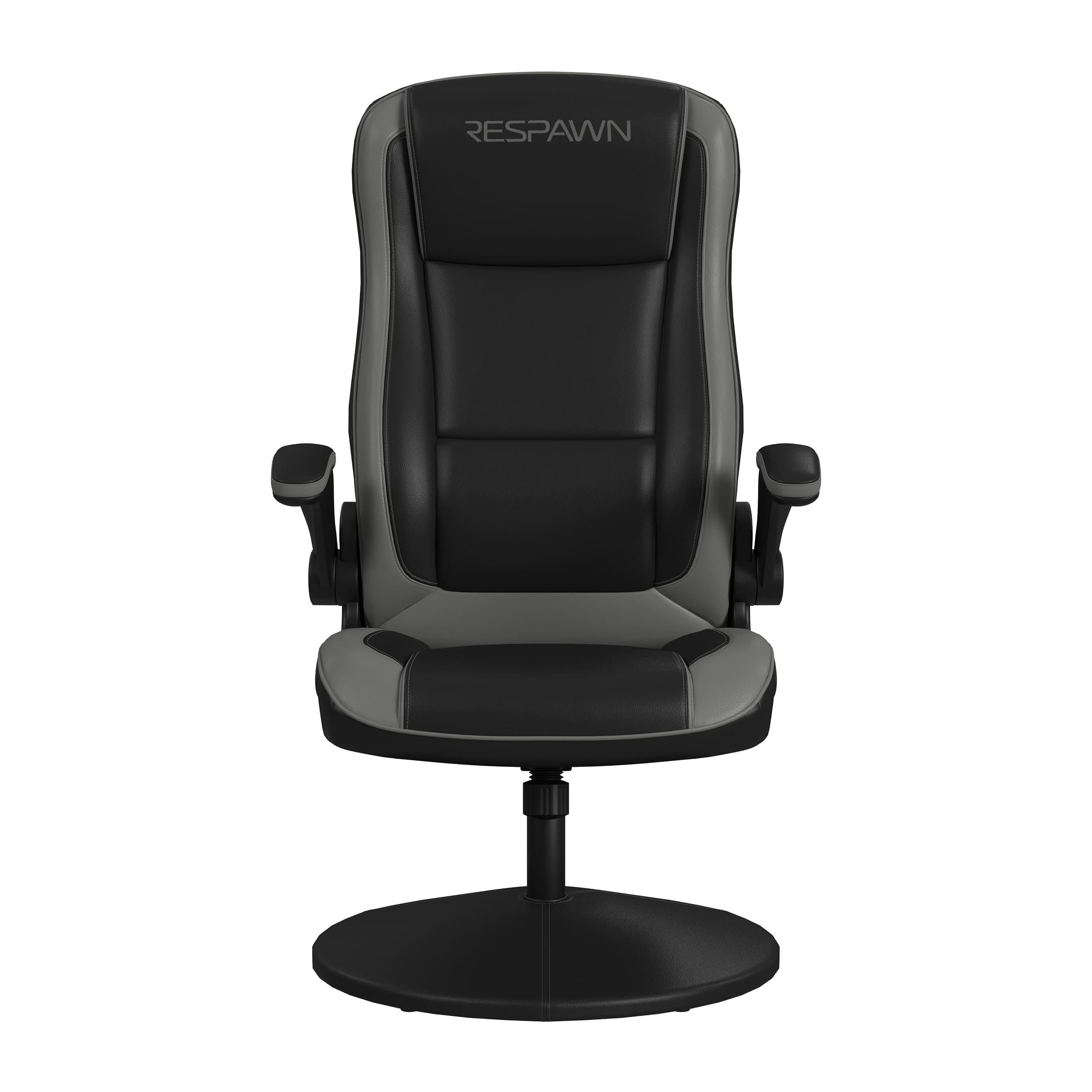 Respawn Products - RESPAWN 800 Floor Gaming Chair with Swivel Base, High Back Recliner Rocker for Kids & Adults, Ergonomic Design - Gray